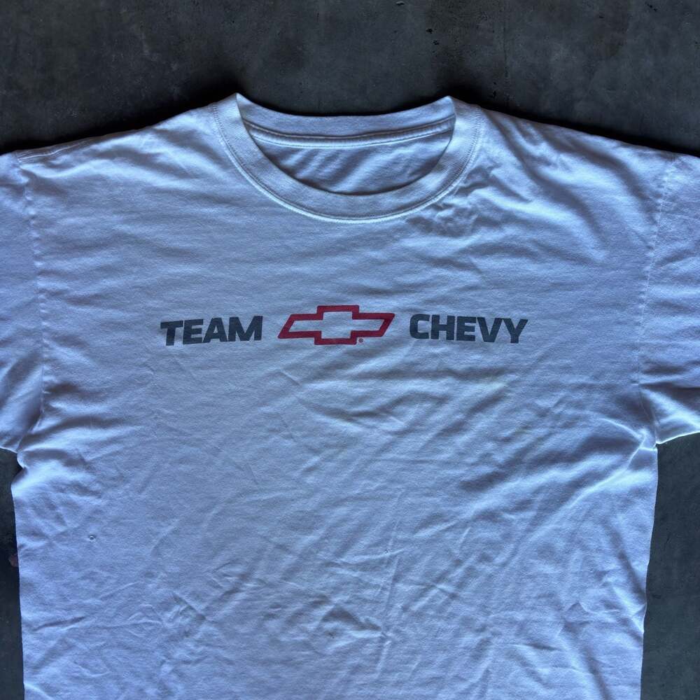 Vintage 90s Team Chevy 33 Championships Graphic T-Shirt - Picture 3 of 3